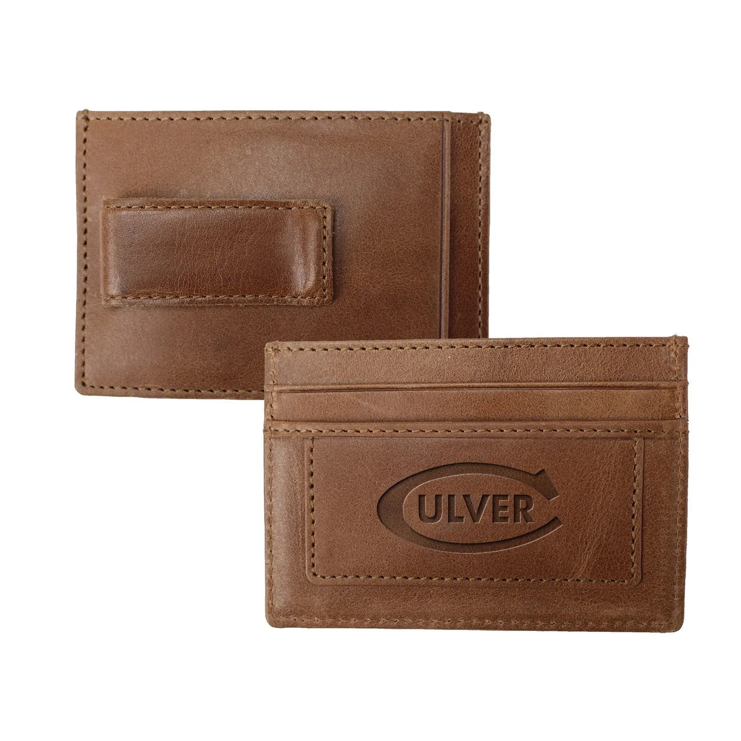 Culver Westbridge Money Clip Card Holder - Brown