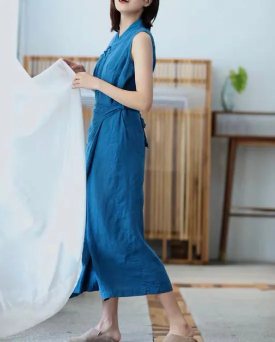 Dazhuo Tibetan Dress in Blue