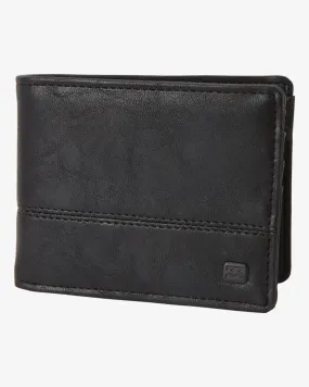 Dimension Faux Leather Bi-Fold Wallet