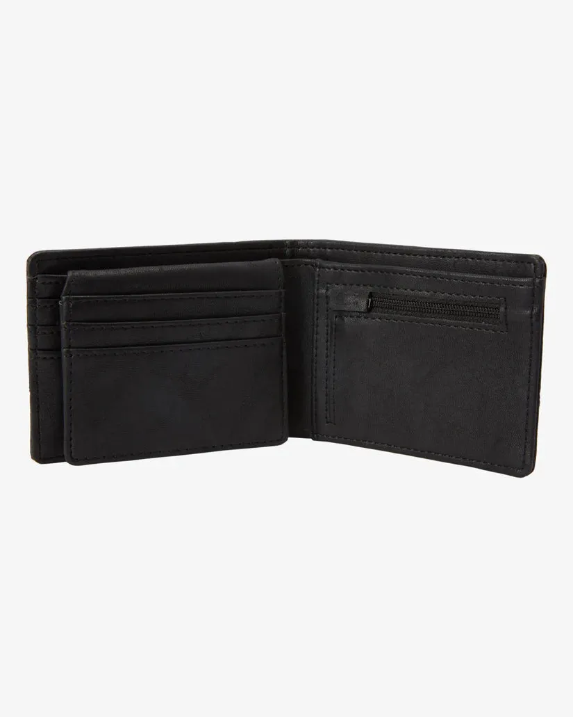 Dimension Faux Leather Bi-Fold Wallet