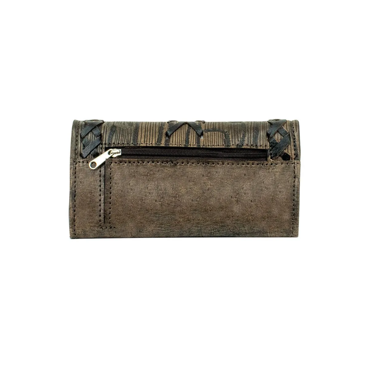 Driftwood Ladies Tri-Fold Wallet