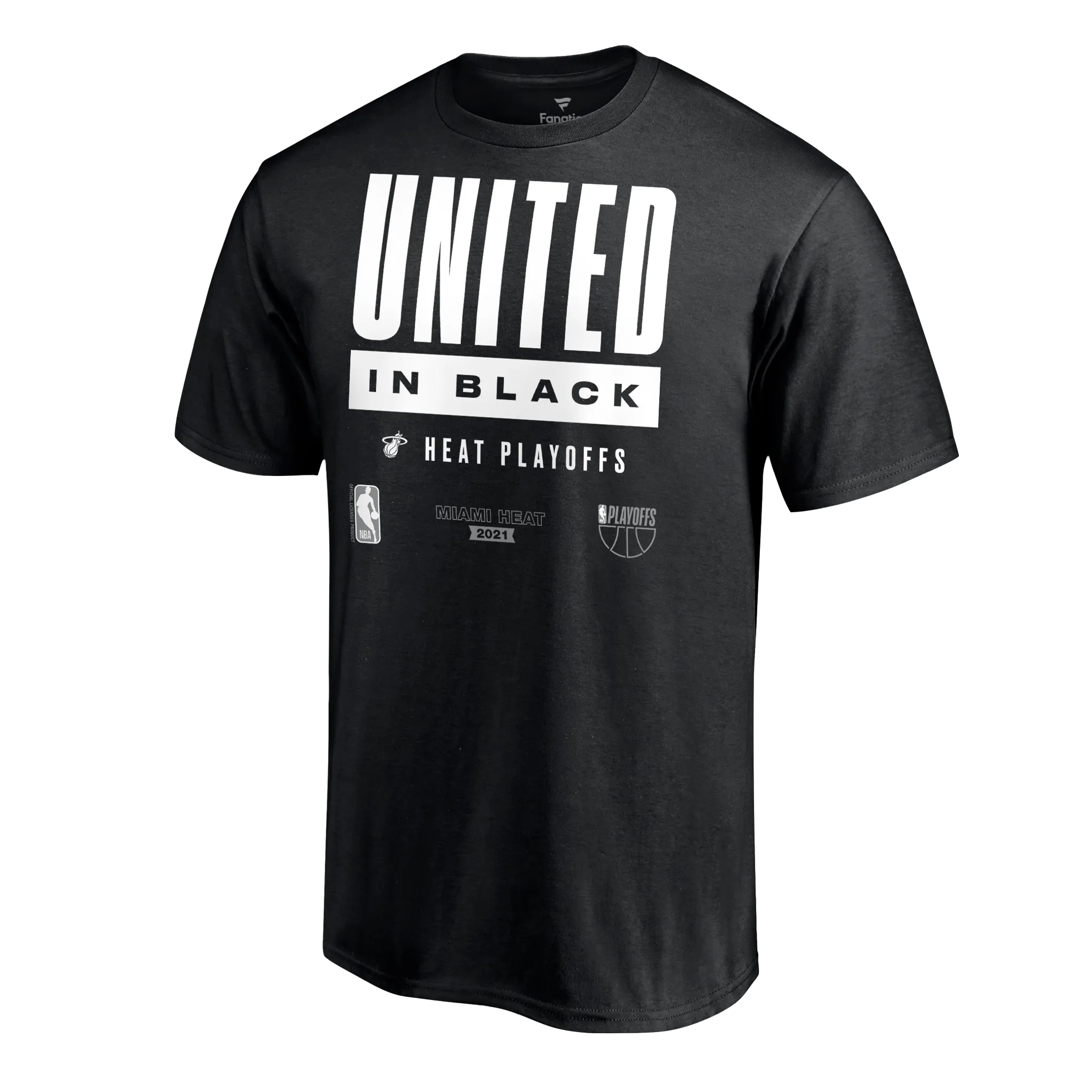 Fanatics United In Black Playoff Tee