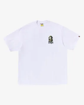 Flora Ape Head Relaxed Fit Tee White