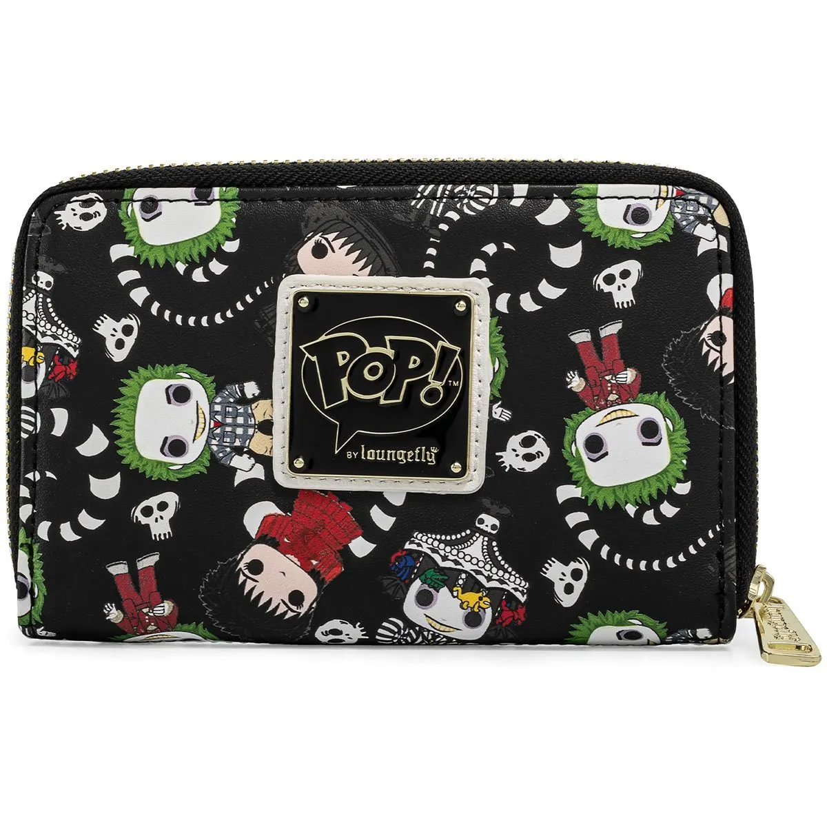 Funko POP! Loungefly Beetlejuice Allover Print Zip-Around Wallet