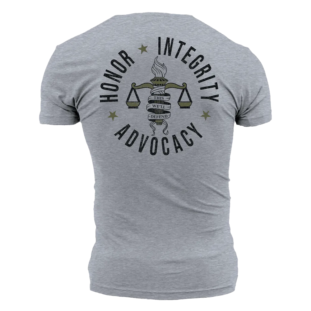 Grunt Style Foundation Advocacy T-Shirt - Dark Heather Gray