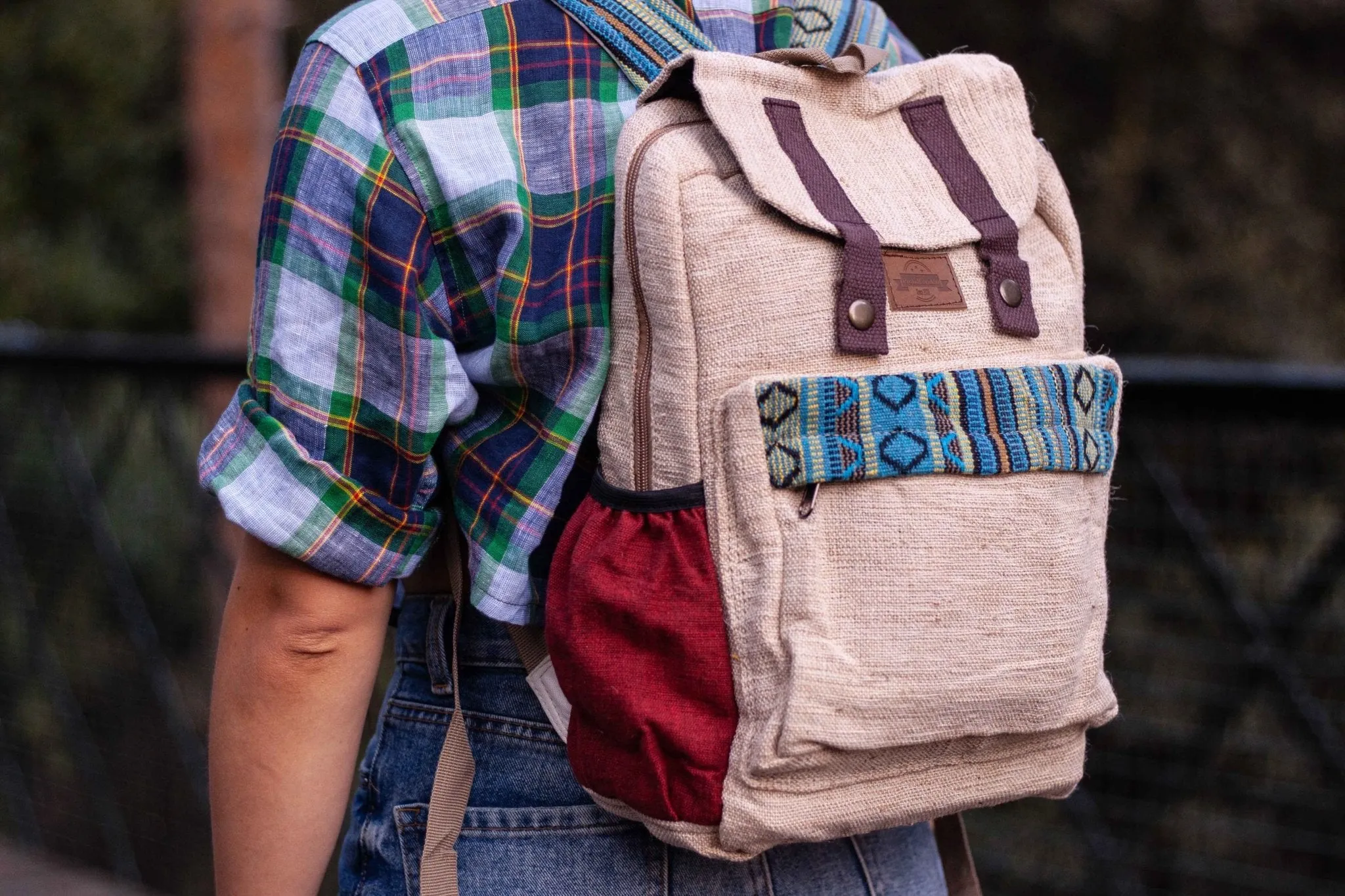 Handmade Hemp Rucksack - BPN4