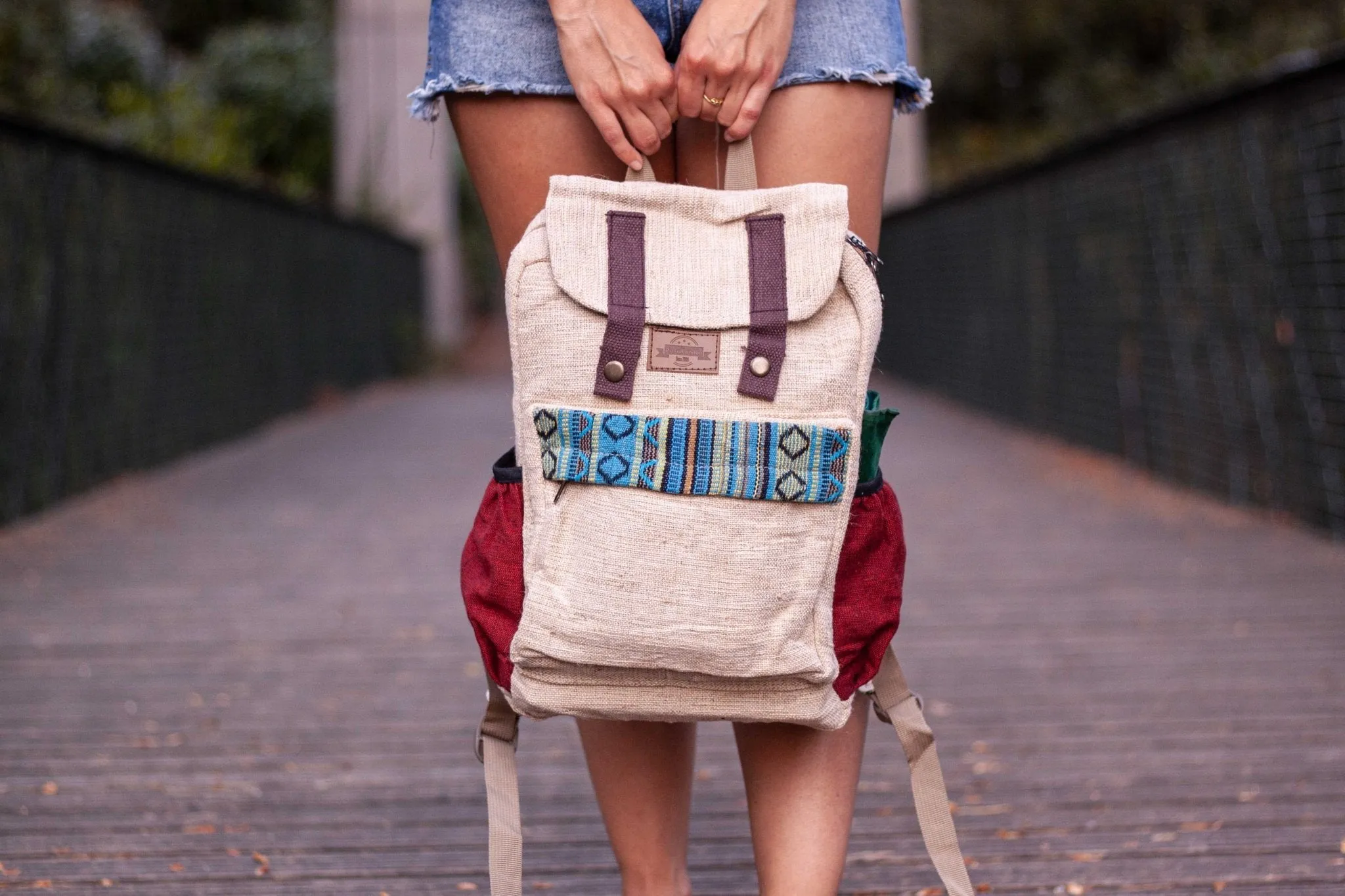 Handmade Hemp Rucksack - BPN4