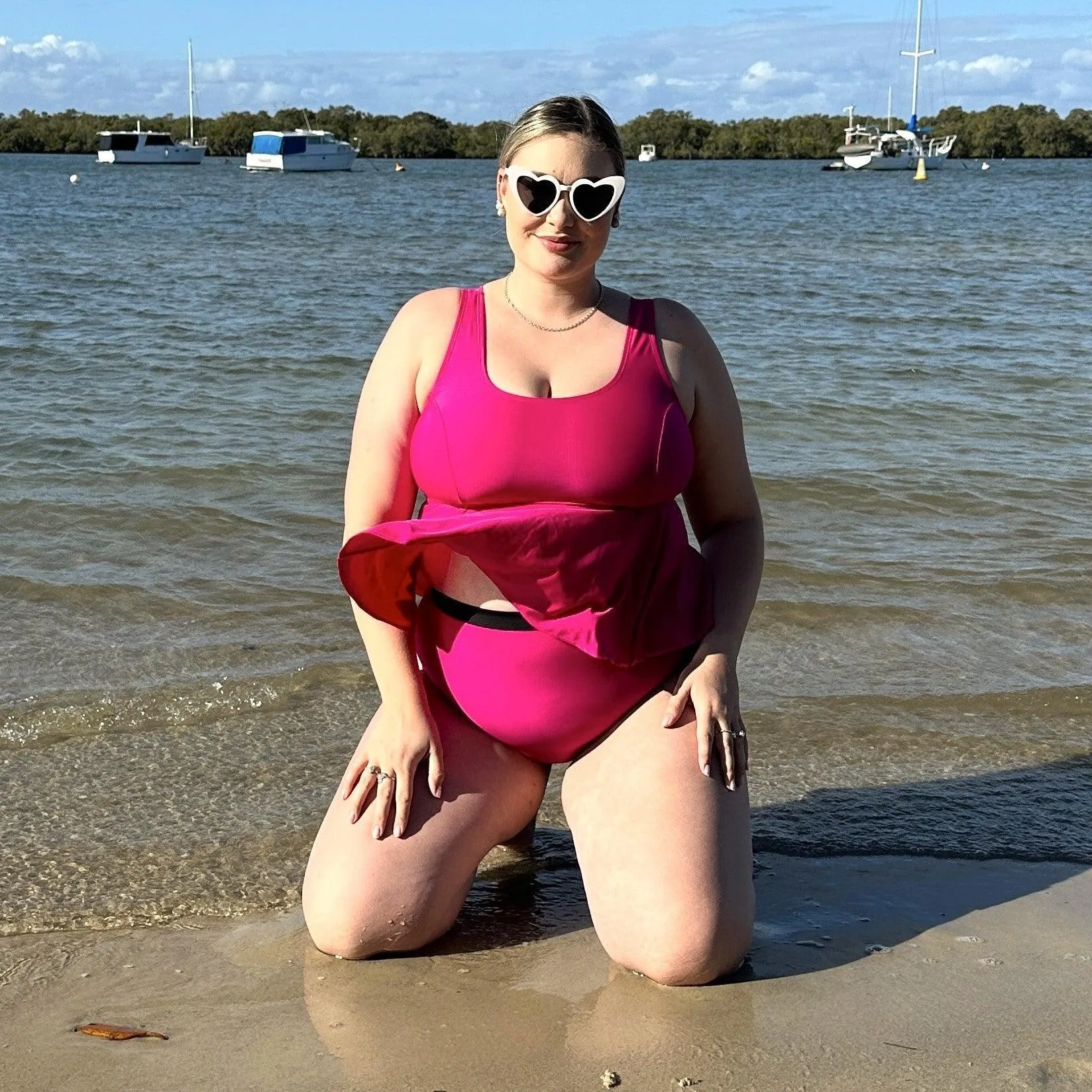 Hasta La Vista Bikini Bottoms - Hot Pink