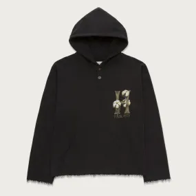 Honor The Gift Cotton H Hoodie -  BLACK