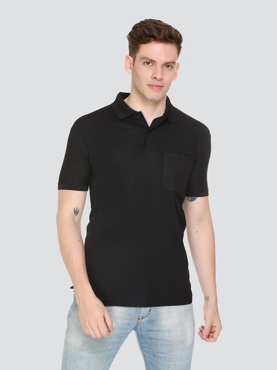 Jinxer Polo Neck T-Shirt