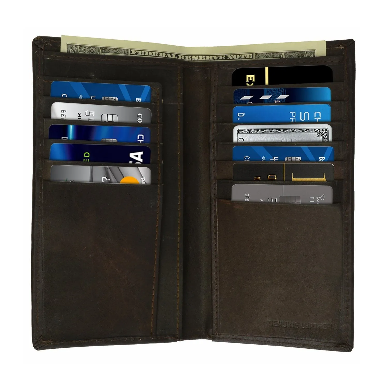 Leather Thin Card Holder Wallet