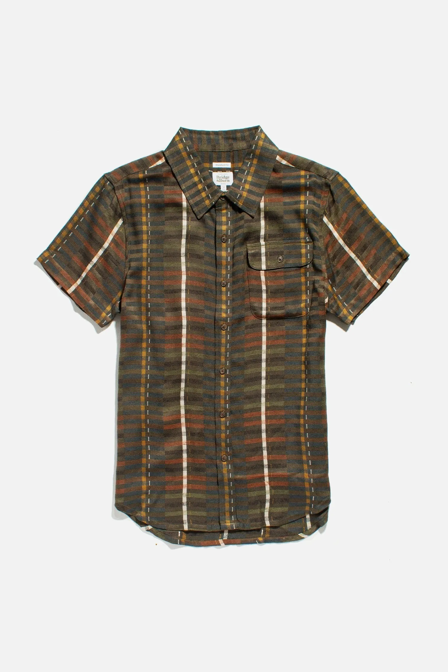 Marten Shirt / Olive Stripe