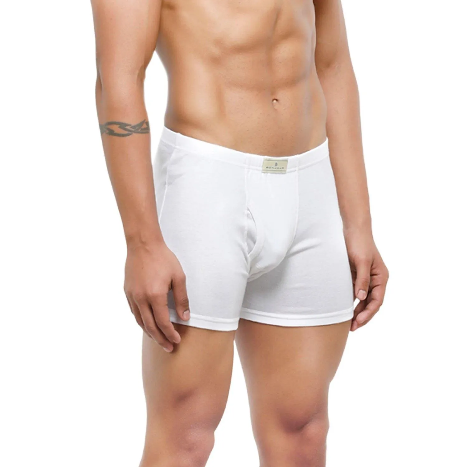 Men's Mid-Rise Classic Cotton Trunks - Pack of 2