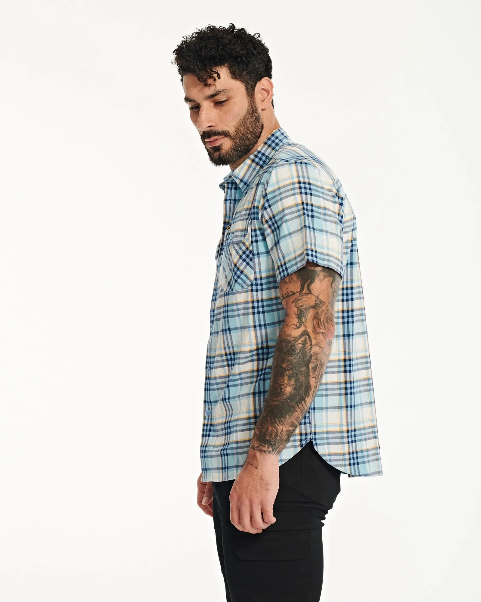 Men's Plaid Work Shirt