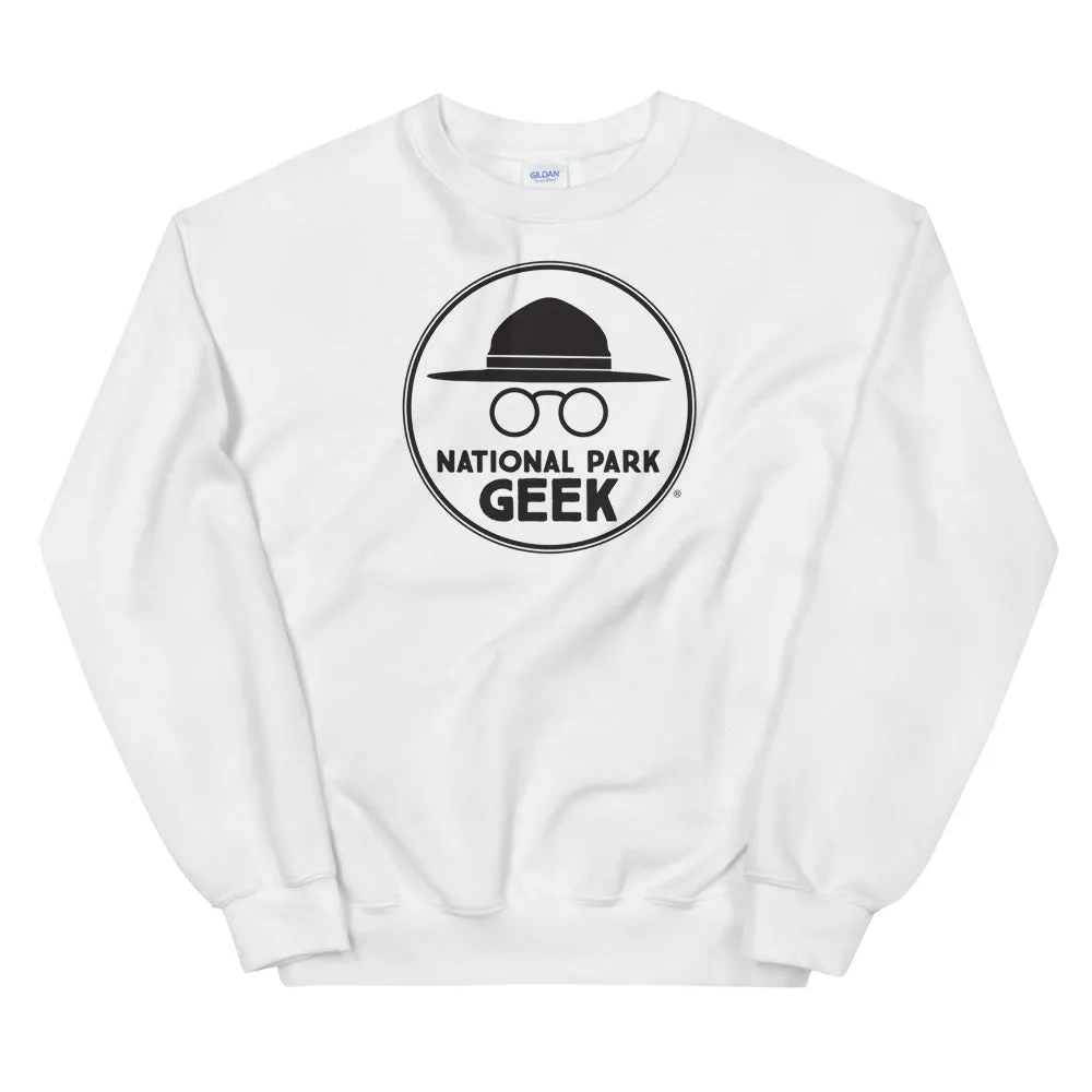 National Park Geek Unisex Sweatshirt Black Logo