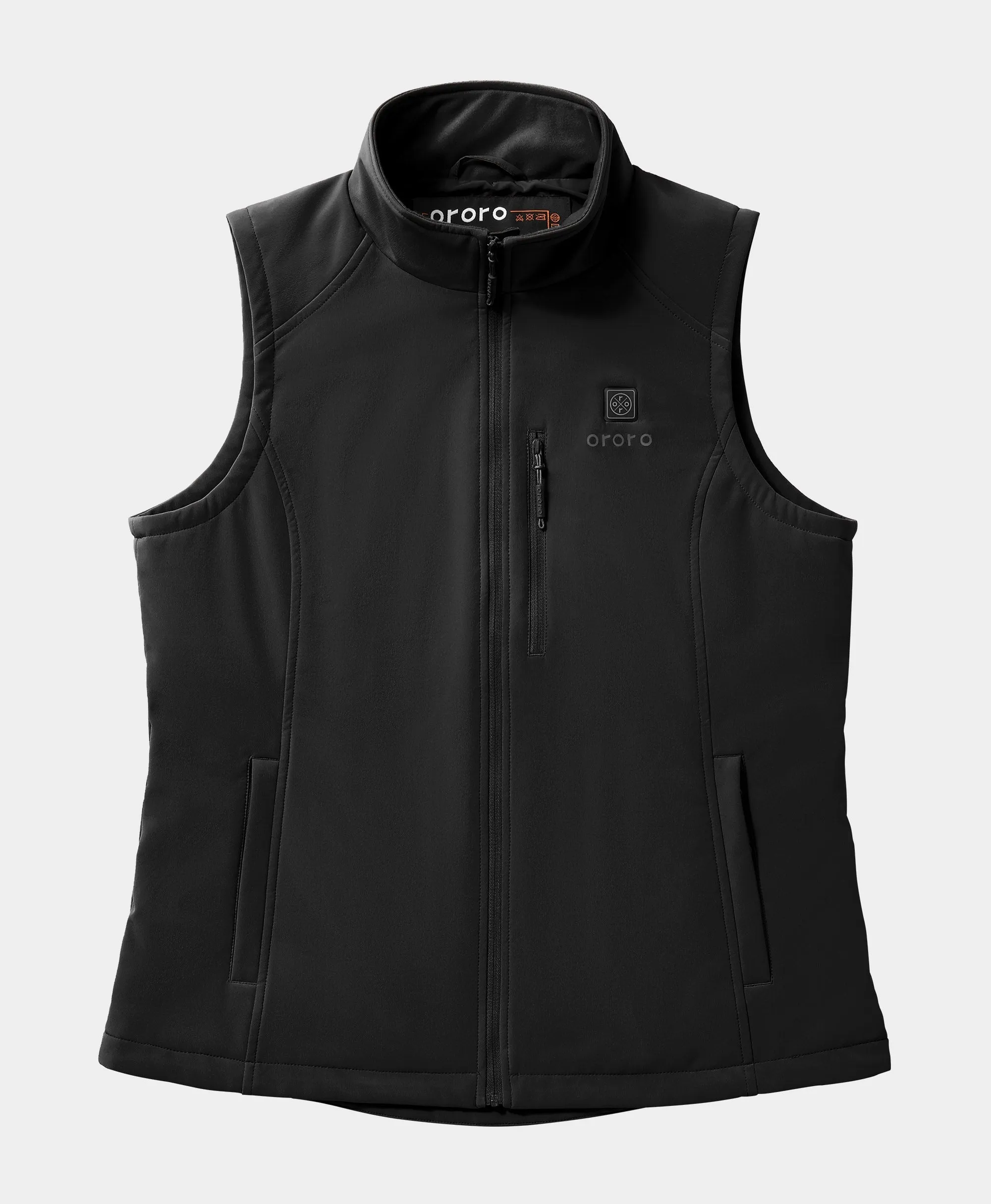 (Open-Box) Women's Heated Softshell Vest - Lower Back Heating (Battery Set Not Included)