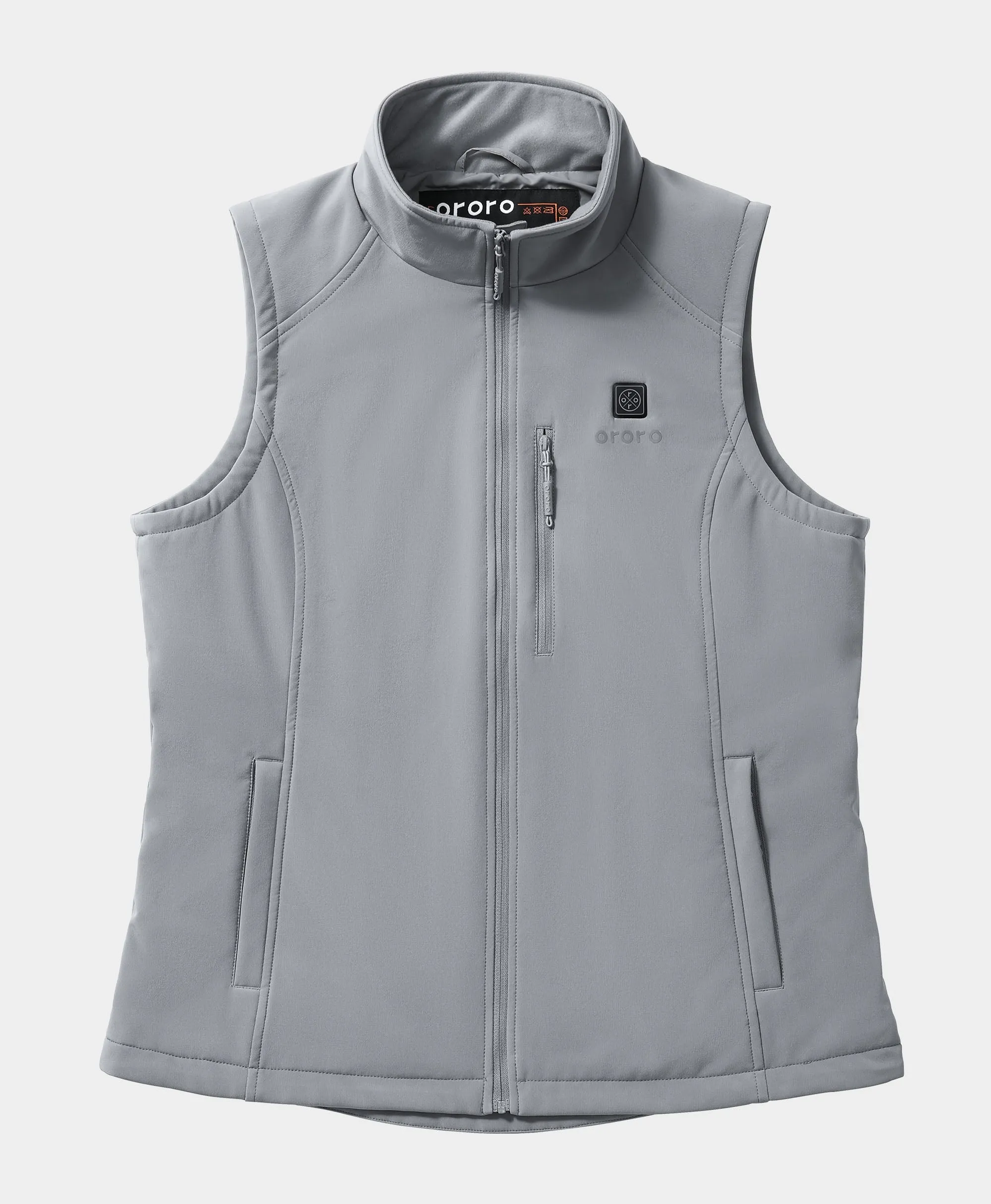 (Open-Box) Women's Heated Softshell Vest - Lower Back Heating (Battery Set Not Included)