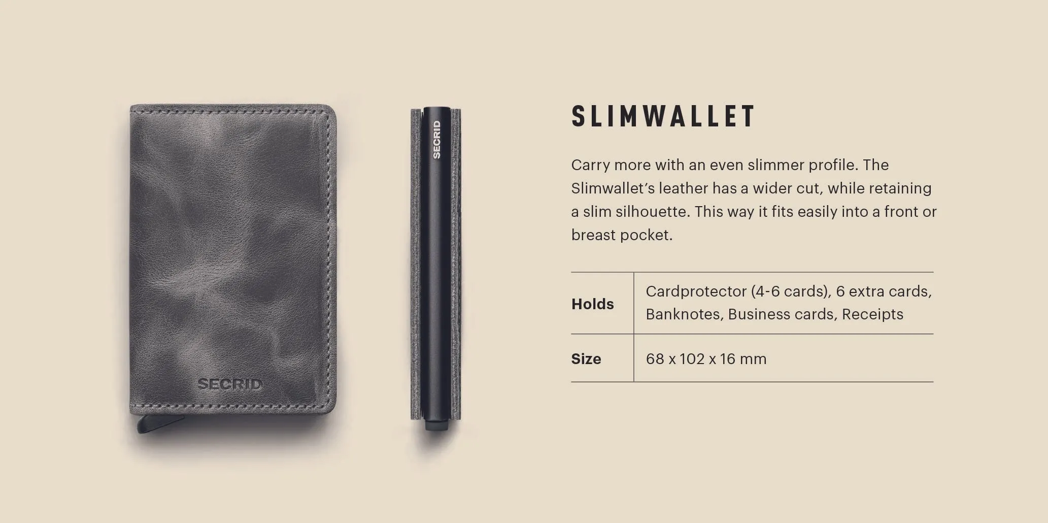 Optical Leather Slimwallet