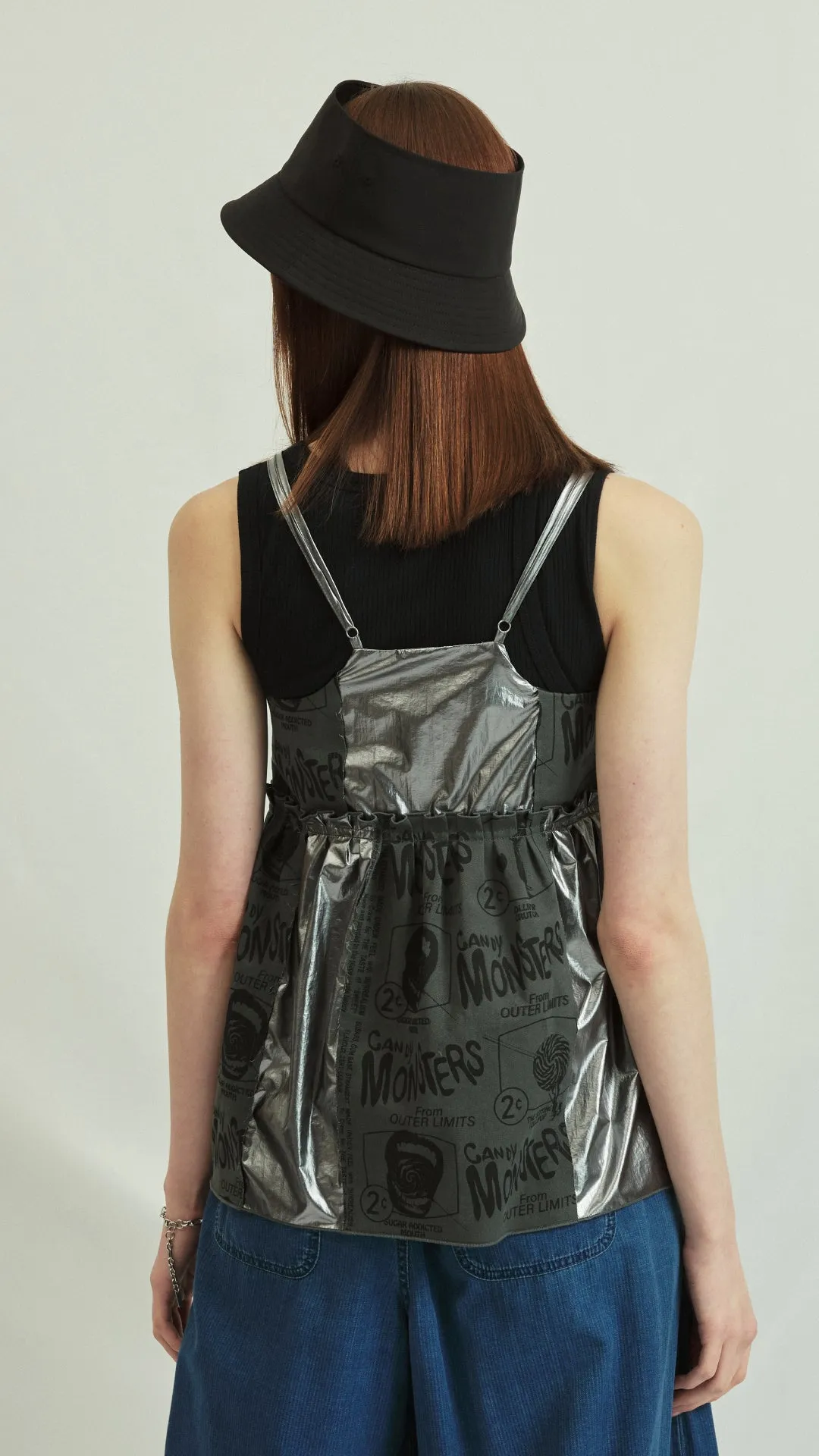 Patched Pattern Vest