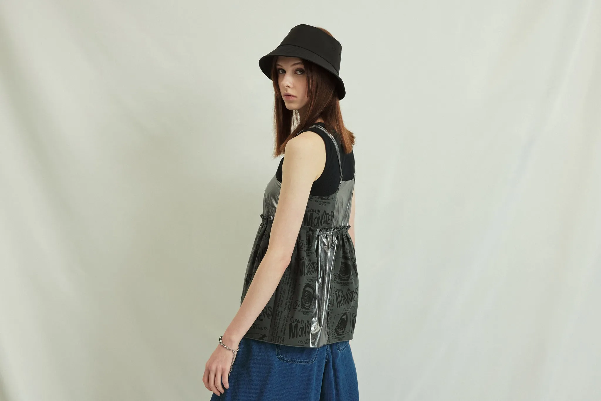 Patched Pattern Vest