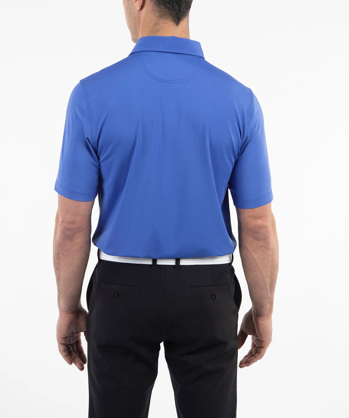 Performance Jersey Solid Polo Shirt