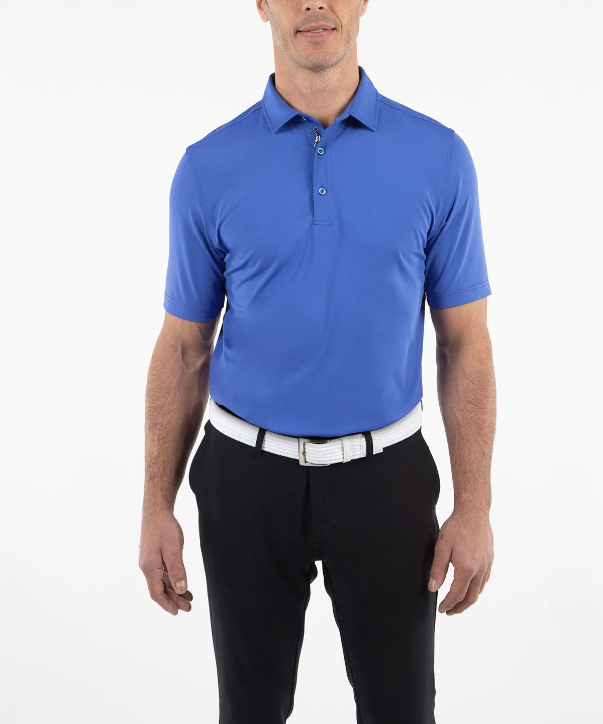 Performance Jersey Solid Polo Shirt