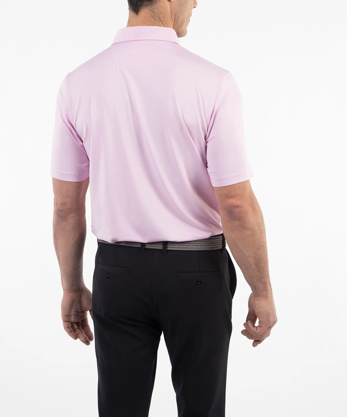 Performance Jersey Solid Polo Shirt