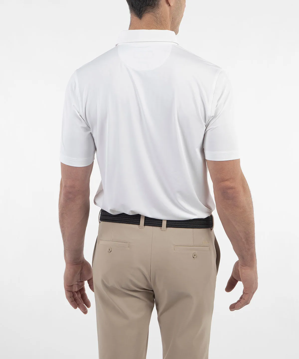 Performance Jersey Solid Polo Shirt