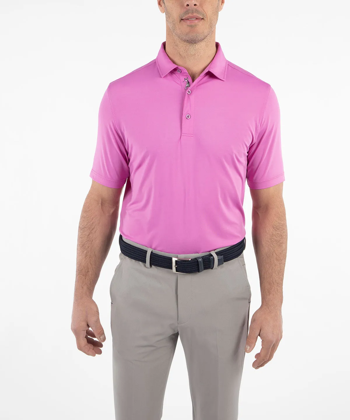 Performance Jersey Solid Polo Shirt