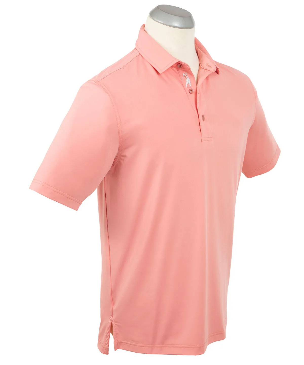 Performance Jersey Solid Polo Shirt