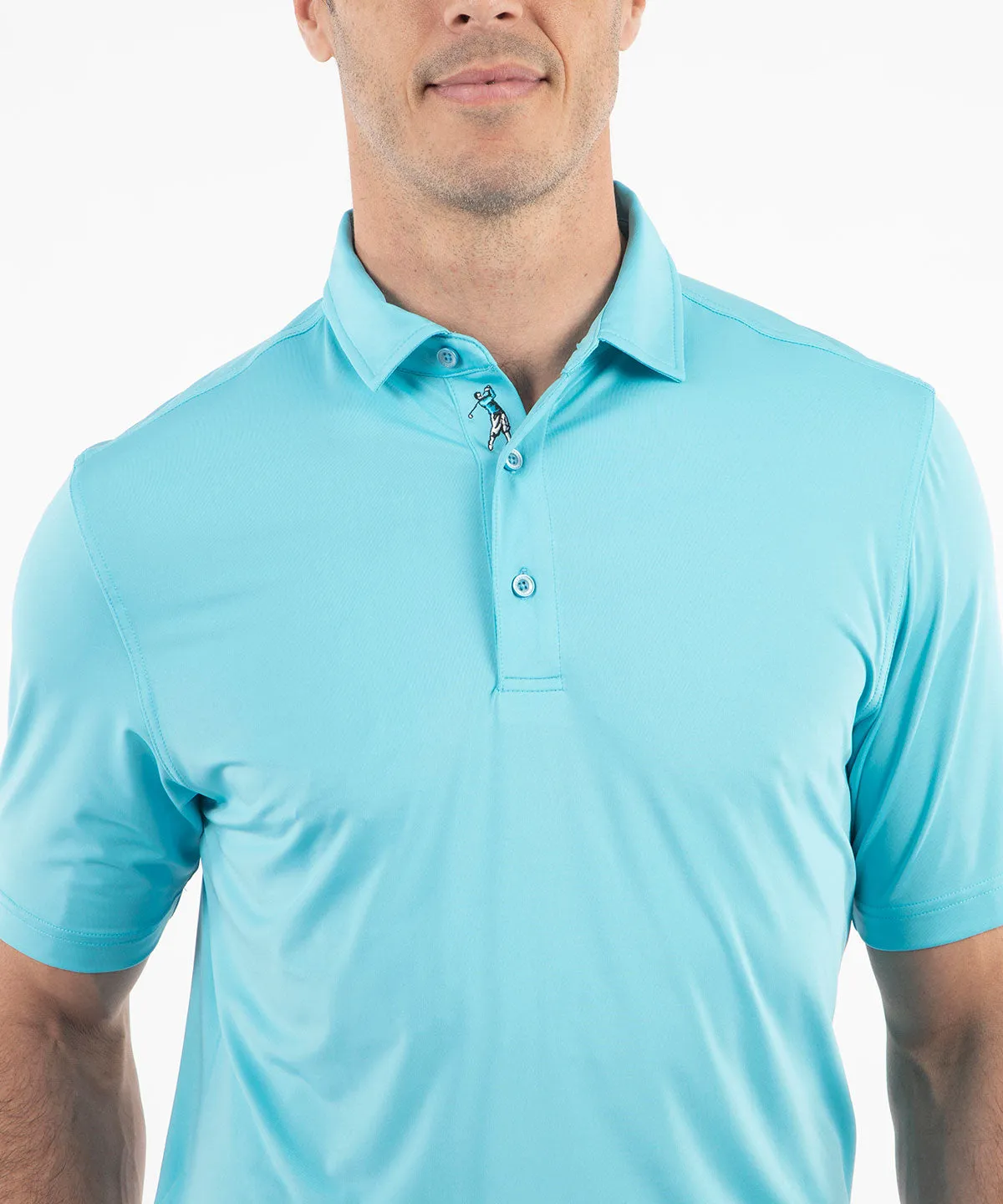 Performance Jersey Solid Polo Shirt