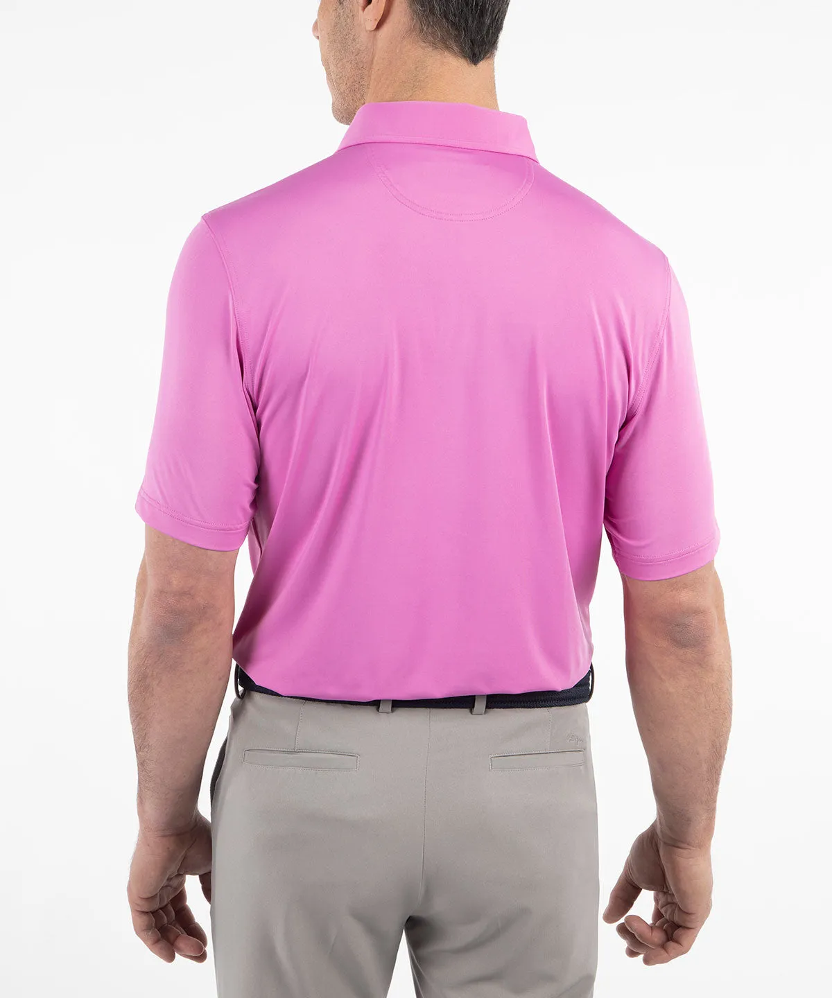 Performance Jersey Solid Polo Shirt