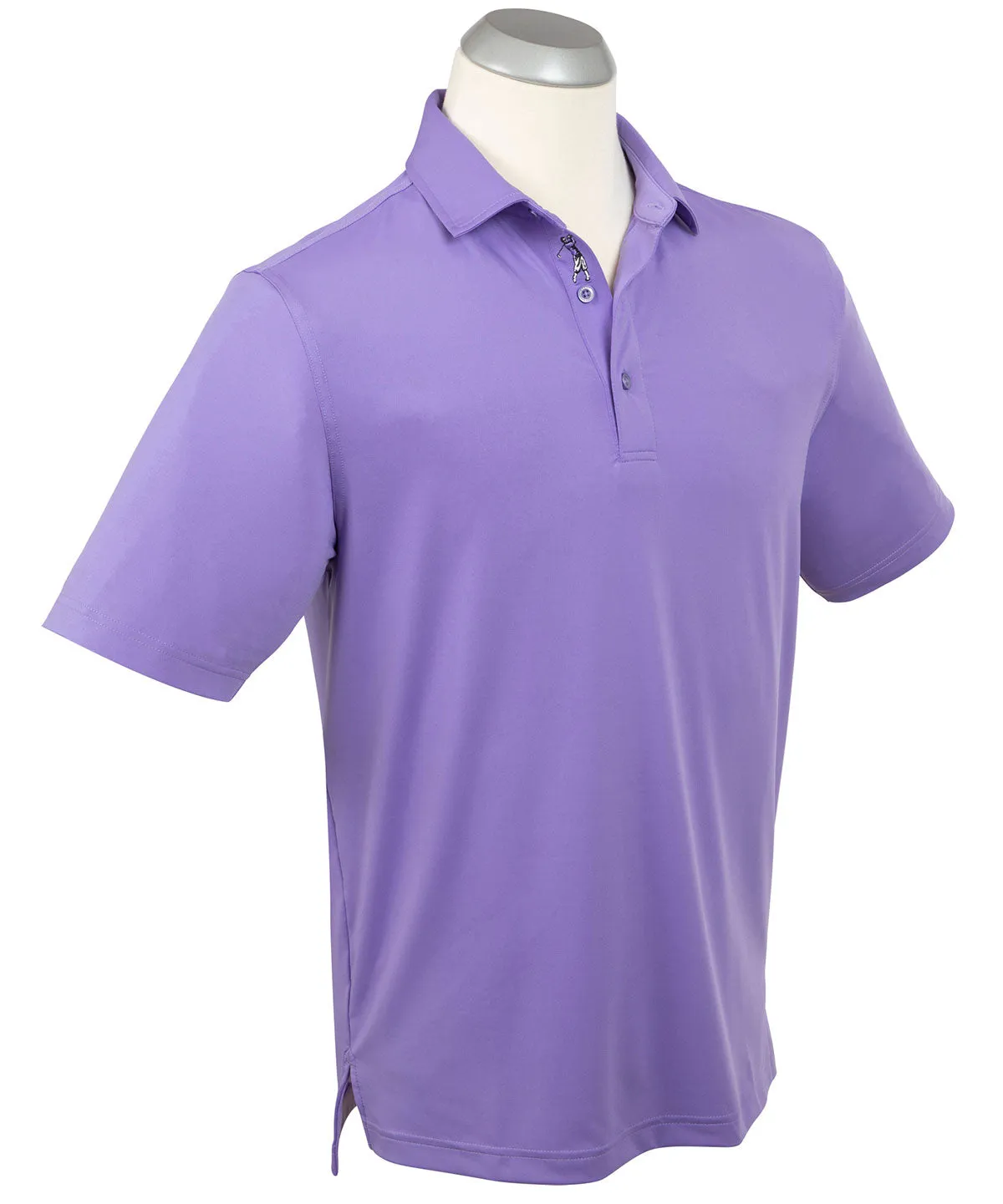 Performance Jersey Solid Polo Shirt