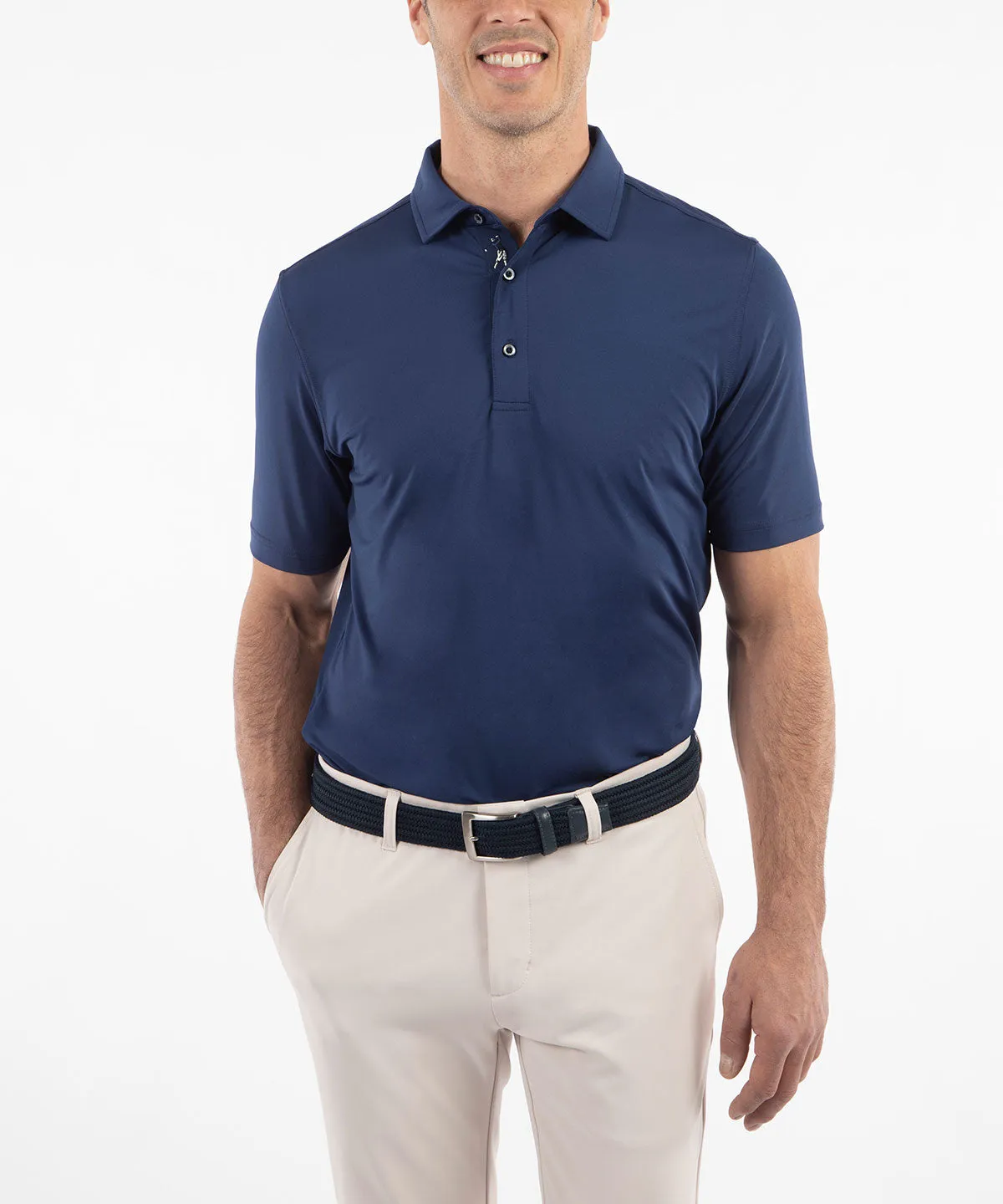 Performance Jersey Solid Polo Shirt