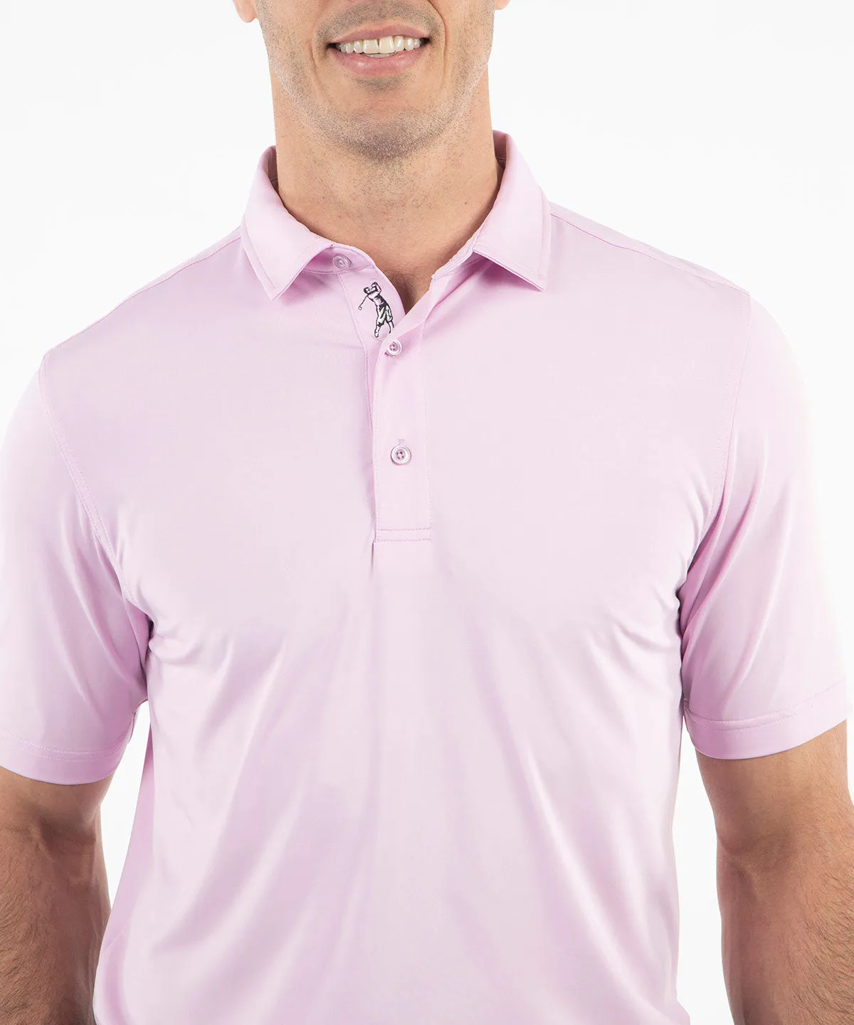 Performance Jersey Solid Polo Shirt