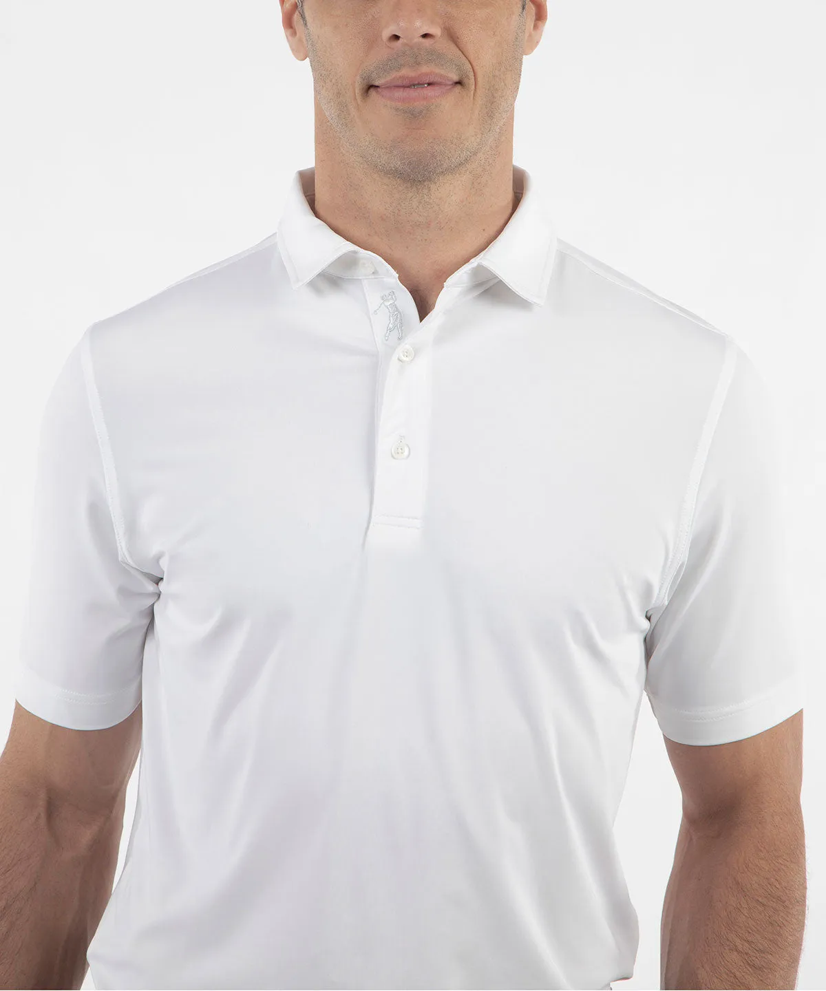 Performance Jersey Solid Polo Shirt