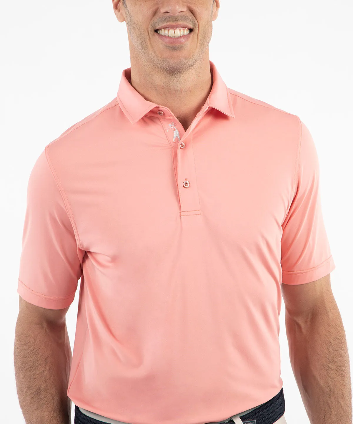 Performance Jersey Solid Polo Shirt