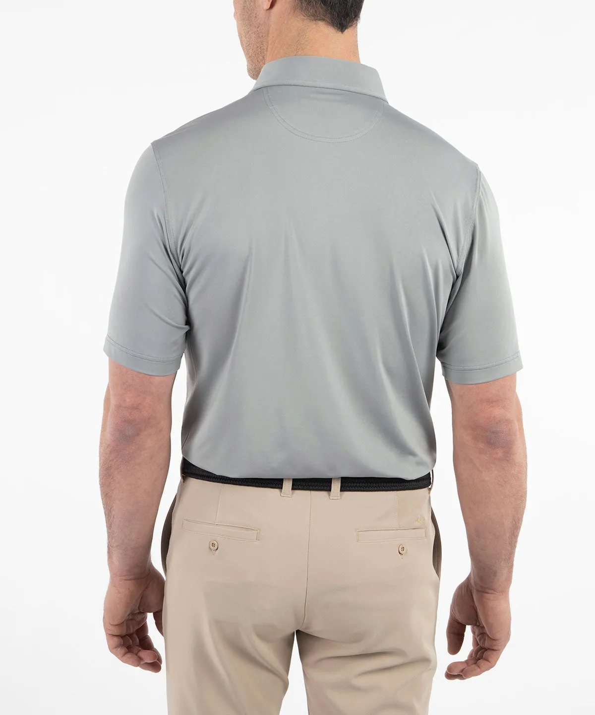 Performance Jersey Solid Polo Shirt