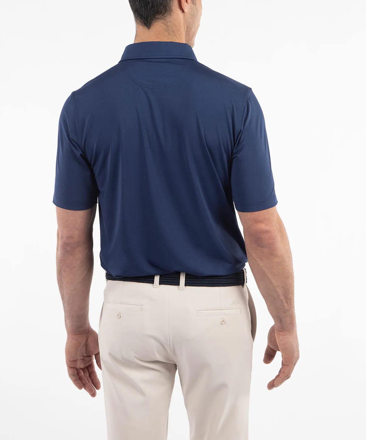 Performance Jersey Solid Polo Shirt