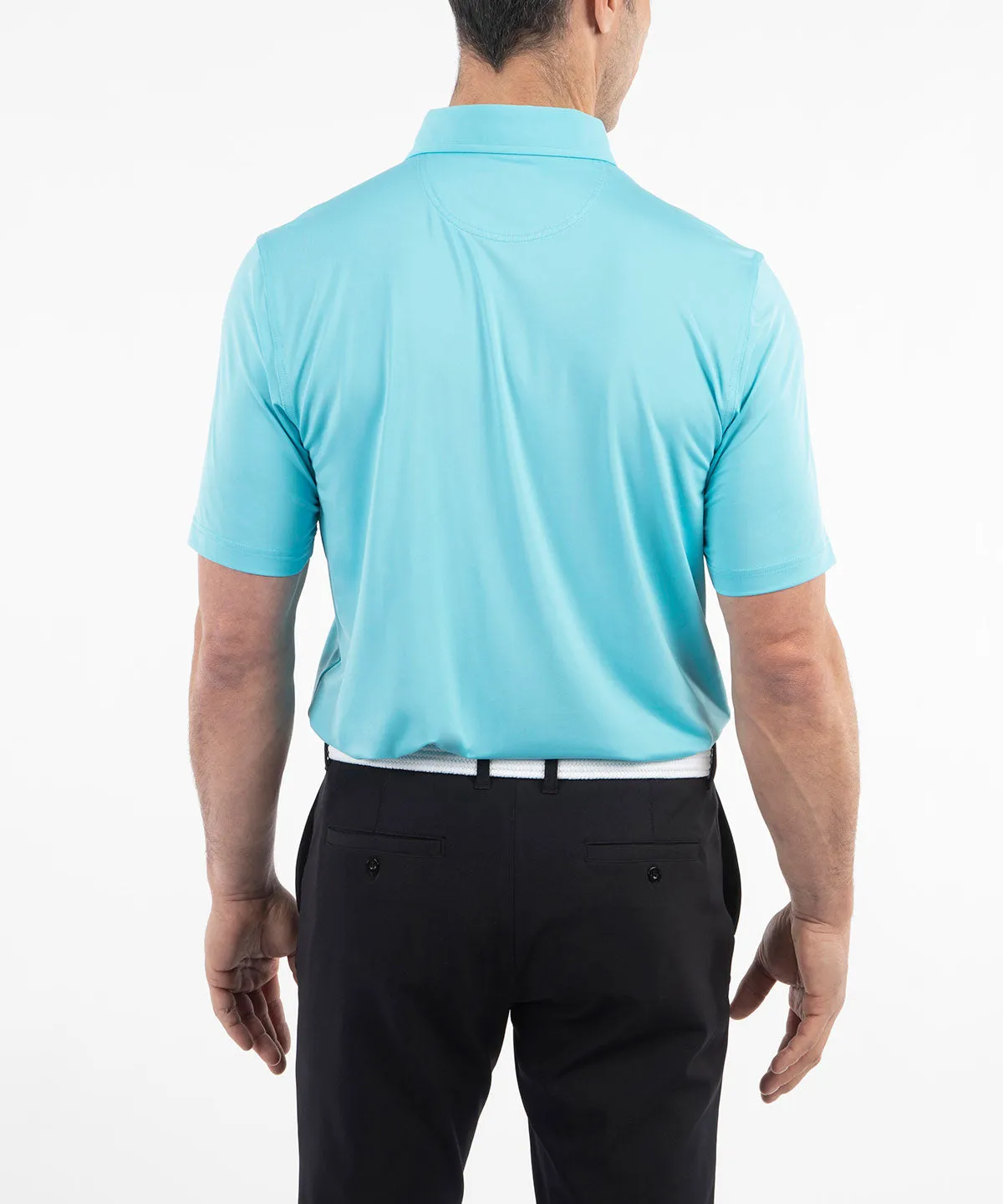 Performance Jersey Solid Polo Shirt