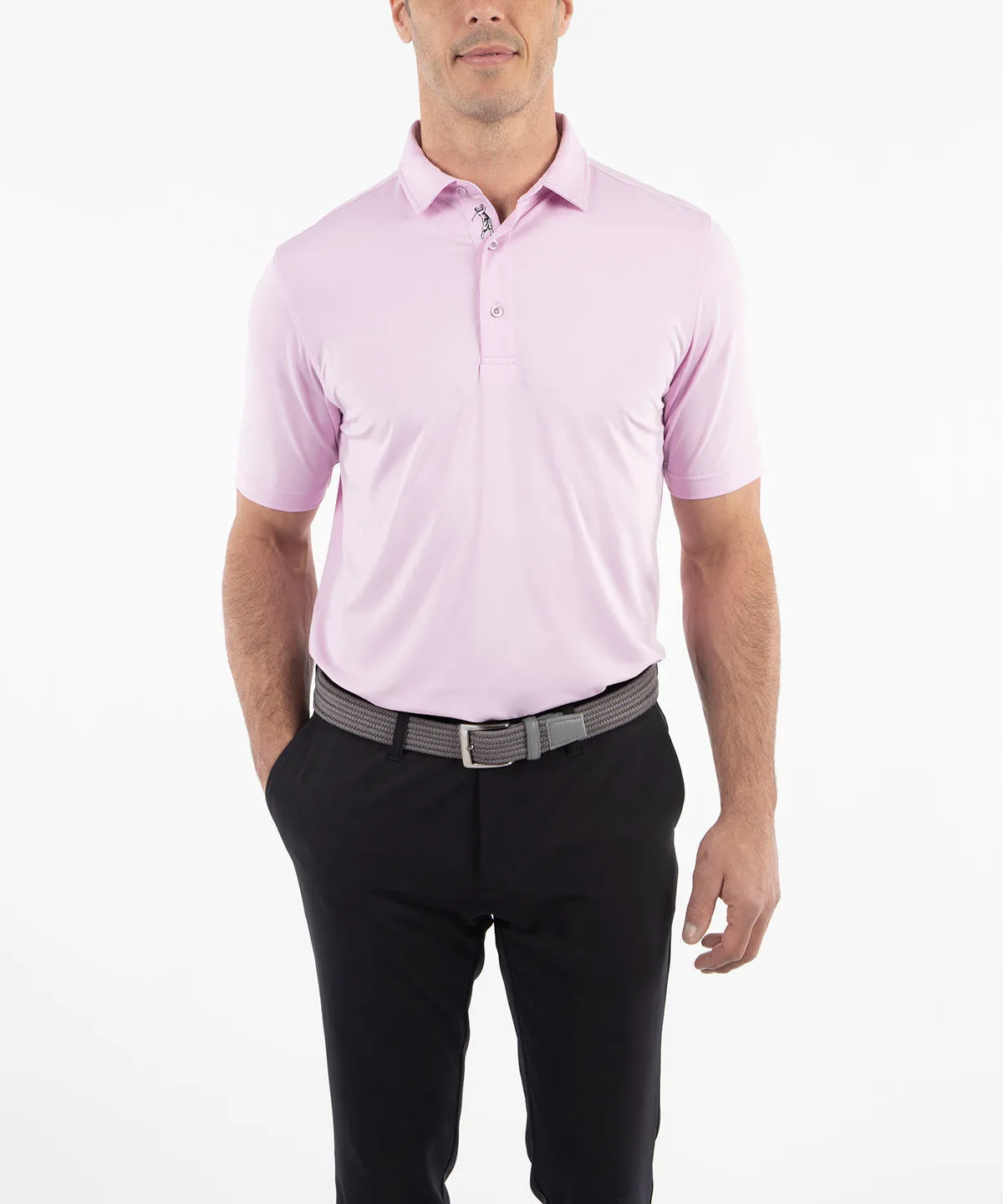 Performance Jersey Solid Polo Shirt