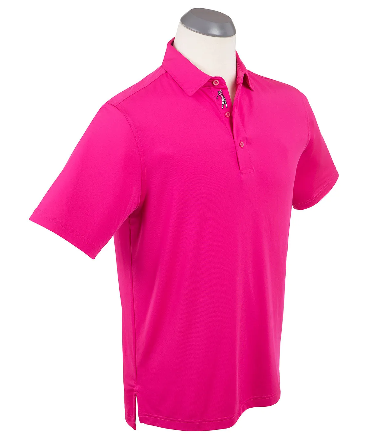 Performance Jersey Solid Polo Shirt