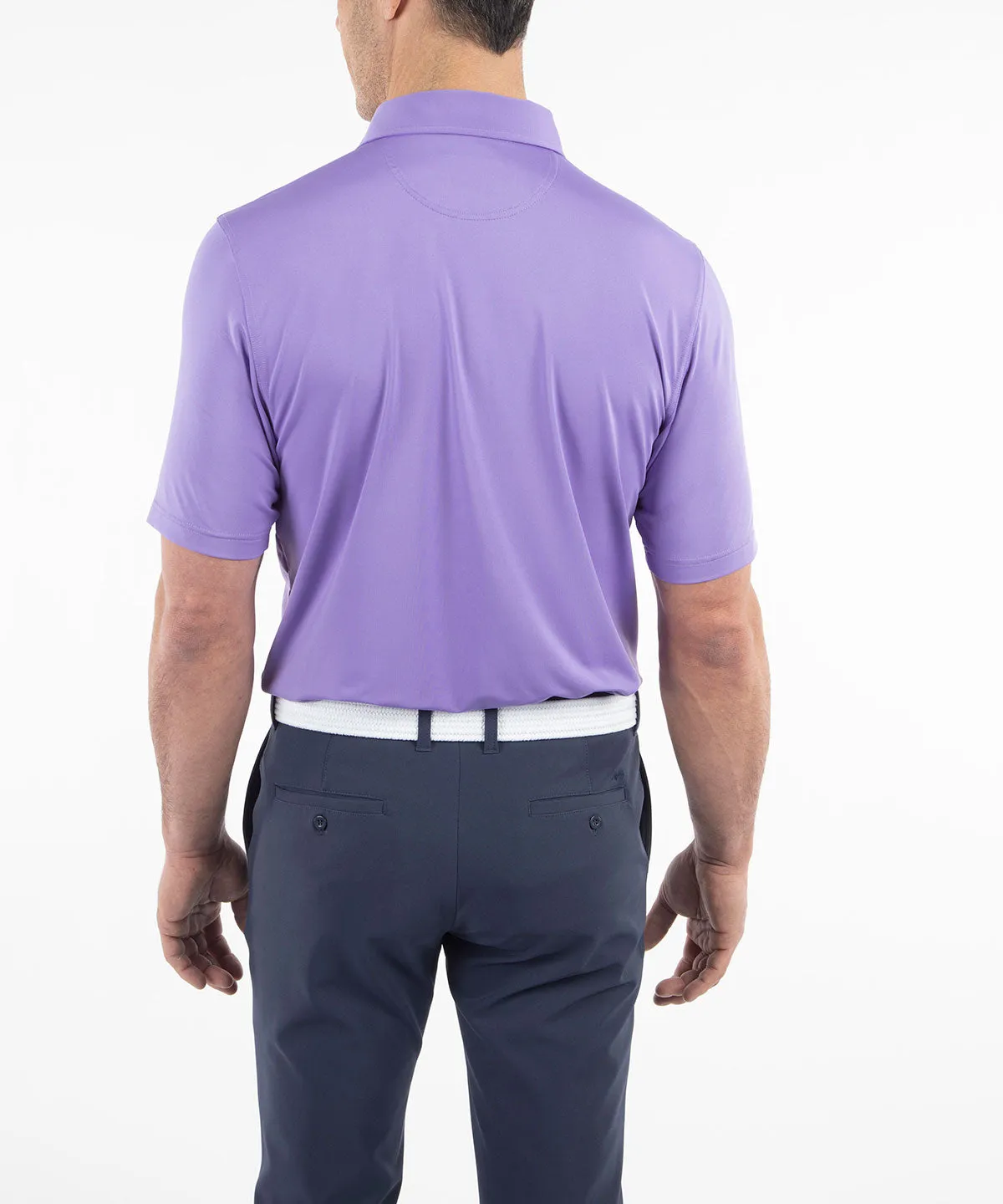 Performance Jersey Solid Polo Shirt