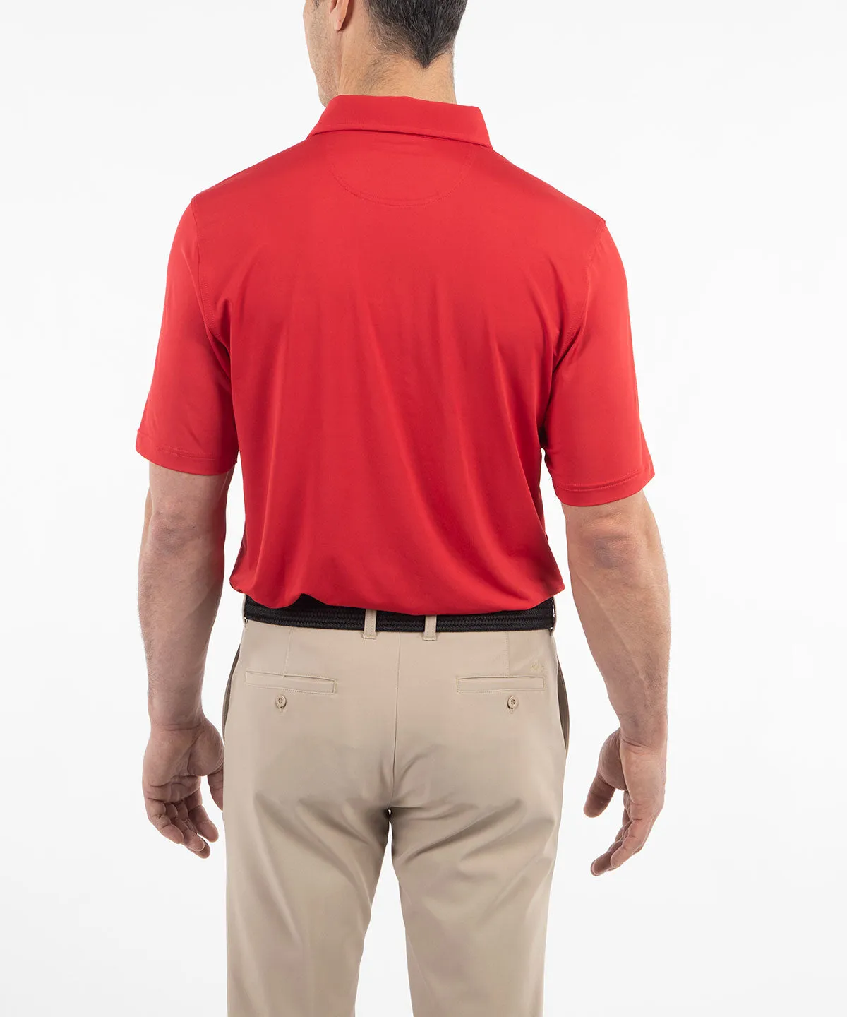 Performance Jersey Solid Polo Shirt