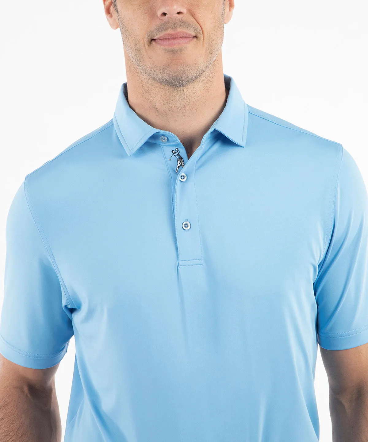 Performance Jersey Solid Polo Shirt