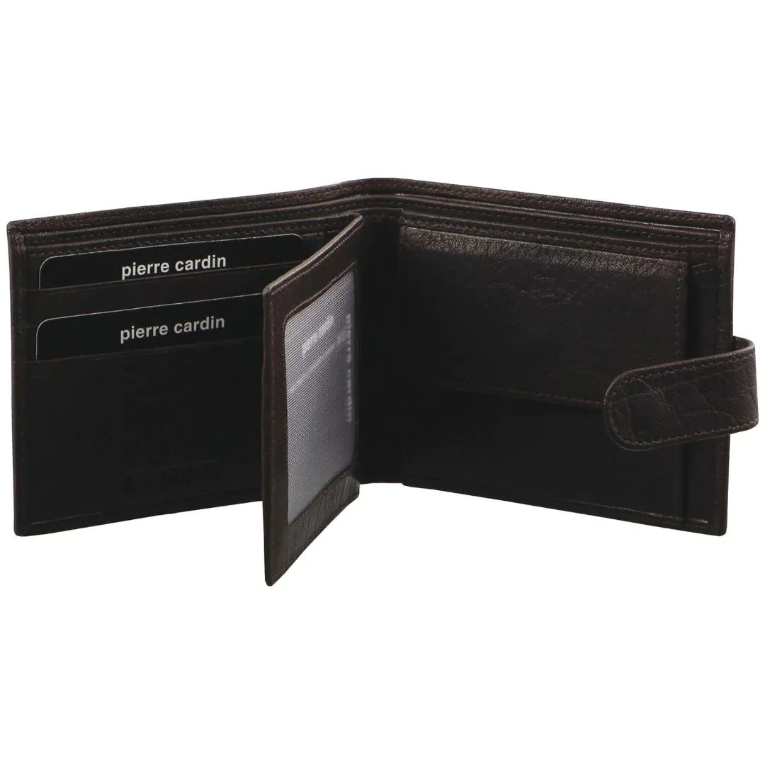 Pierre Cardin Rustic Leather Mens Wallet