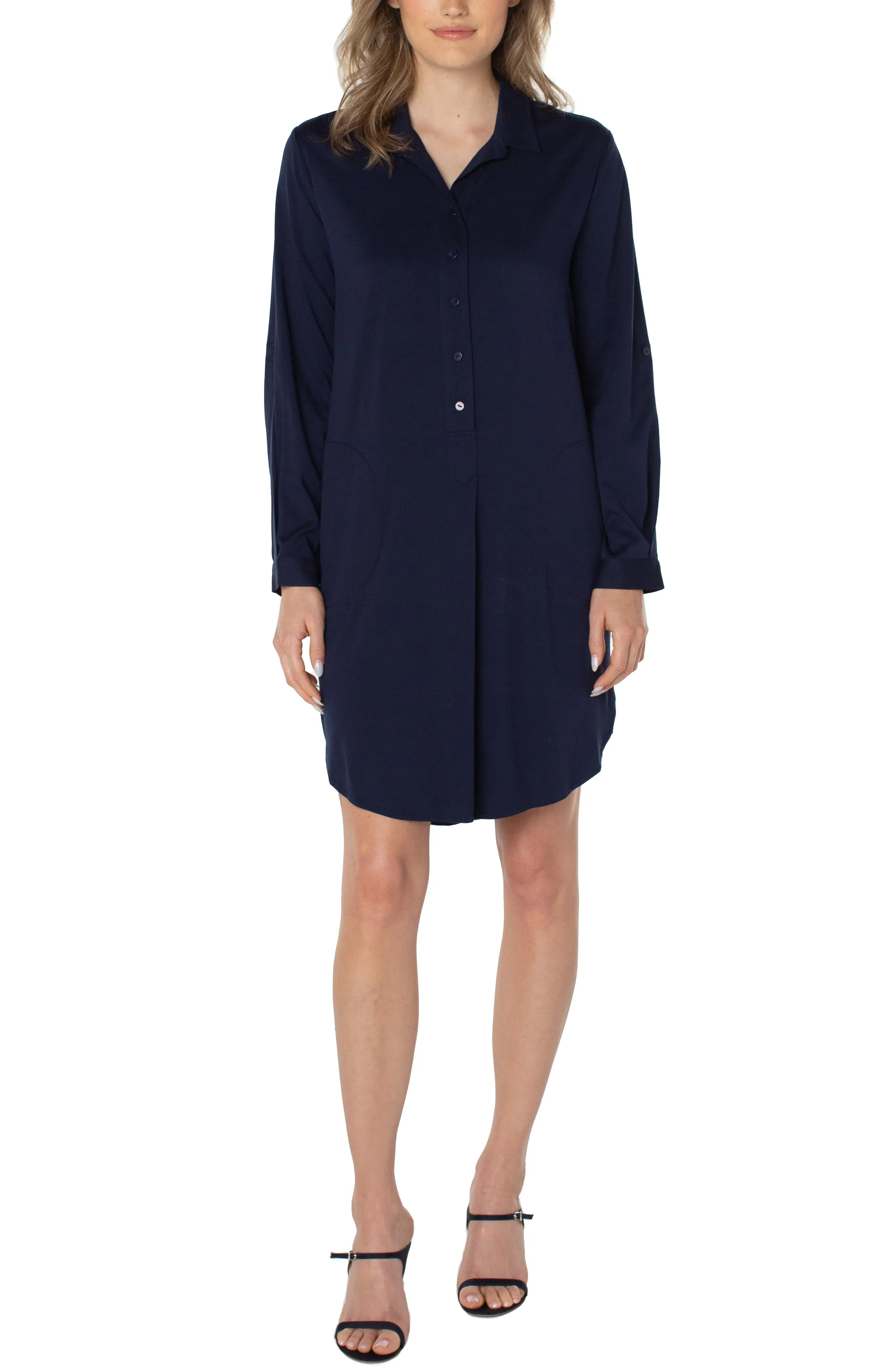 POPOVER SHIRT DRESS