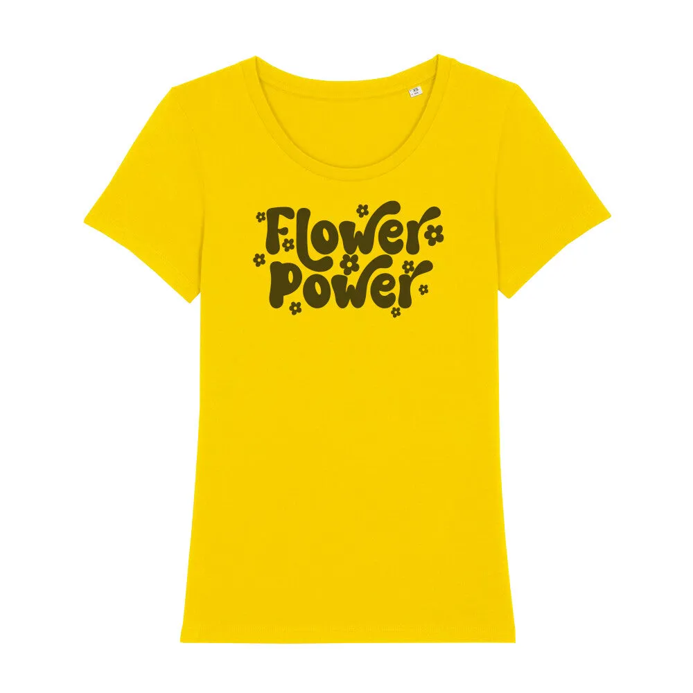 Premium T-Shirt Bio Flower Power Women