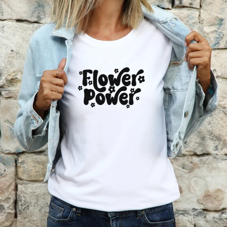 Premium T-Shirt Bio Flower Power Women