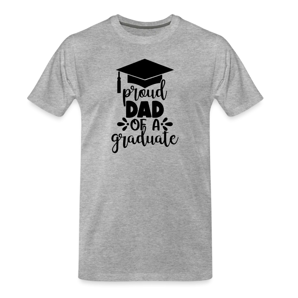 "Graduate's Journey: Proud Dad Edition" 100% Cotton Men’s Premium Organic  T-Shirt